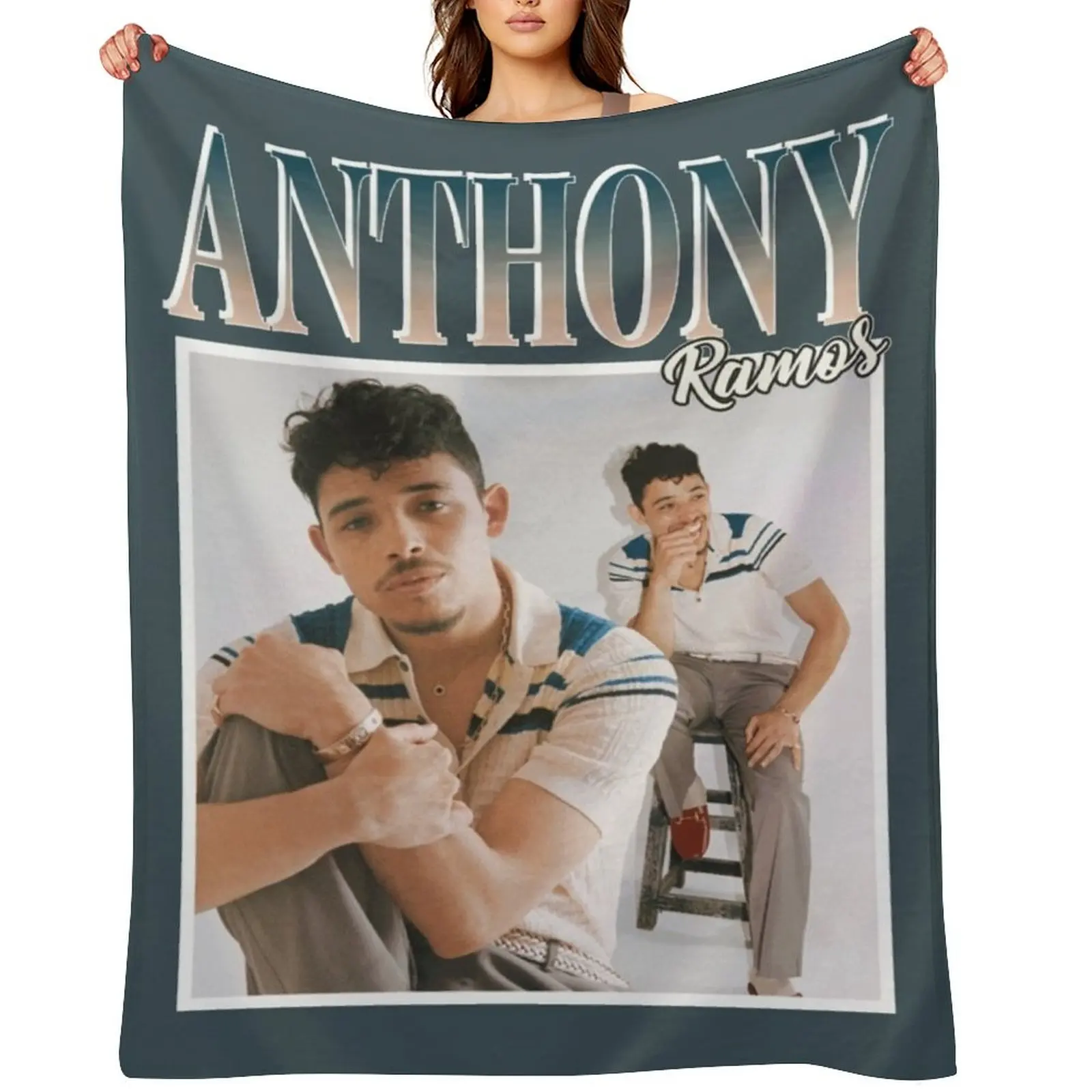 

Anthony Ramos Throw Blanket Soft Beds Baby Decoratives Summer Blankets