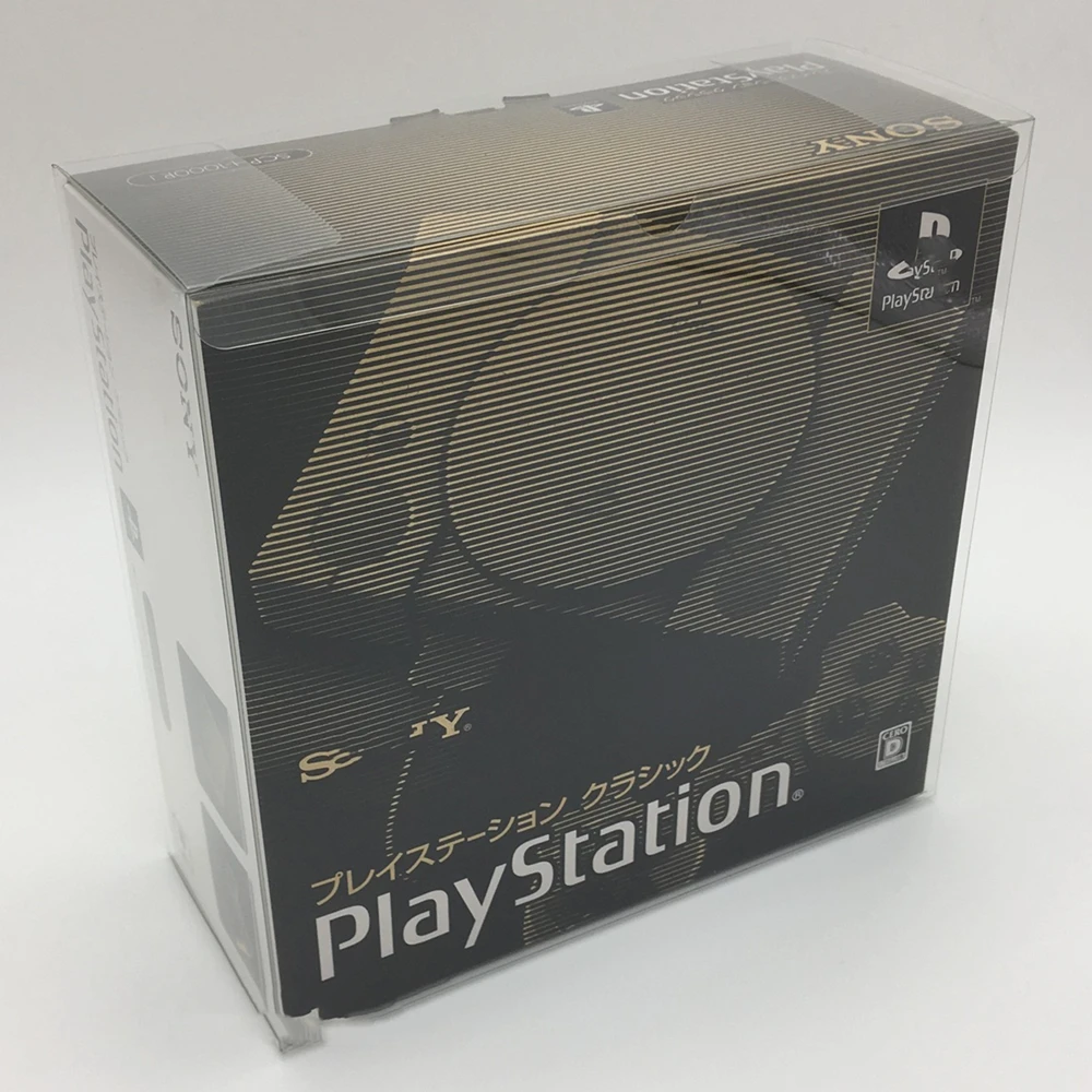 واقي صندوق شفاف لجهاز Sony PlayStation Classic (PS Mini)، صناديق التجميع، حافظة عرض شفافة لتخزين الألعاب TEP