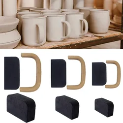 12-piece Set of Clay Cup Handle Mold EVA Material Children's Handmade DIY Water Cup Handle Making Pottery Tools
