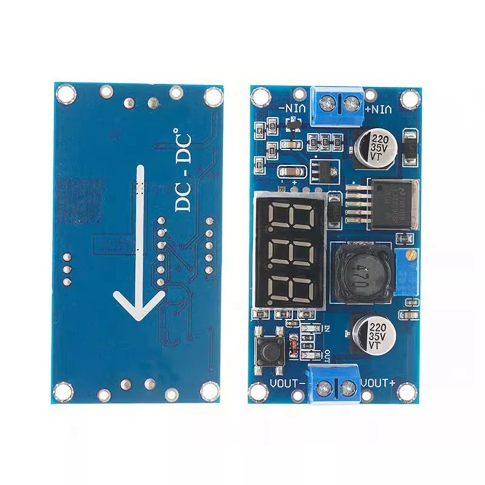 A53Q-3Pcs LM2596 Power Converter Module Voltage Regulator LED Display Voltmeter 4.0-40V To 1.25-37V