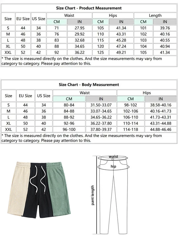 Bermudas informales con cordón texturizado para hombre, pantalones cortos con bloque de color