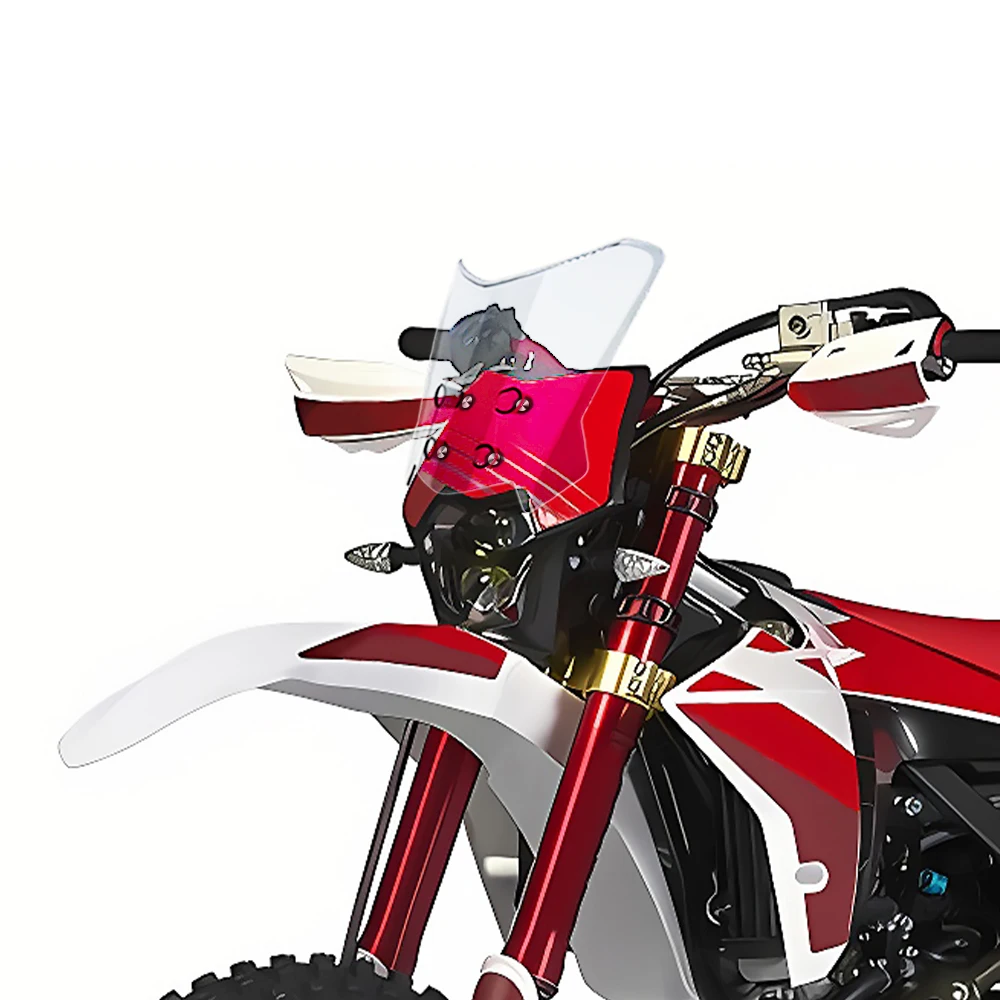 

For XEF RALLY FACTORY XEF250 XME125 XEF450 XX motorcycle adventure windshield extension style Windscreen Wind Deflector Screen
