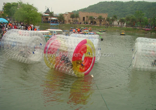 Equipo de rodamiento de bolas de parachoques de burbujas, Bola de agua para caminar, juegos de rodillos