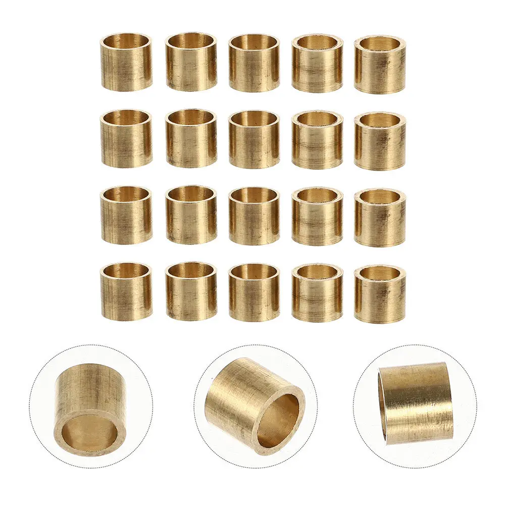 

15Pcs Copper Pool Cue Ferrules Professional Billiards Replacement Parts Bright Color Snooker Cue Hoops Enhanced Ball Control
