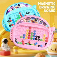Magnetic Doodle Board for Kids Drawing Toys Puzzle Pen Control Focus Training Creative Thinking Game Montessori Education Toys