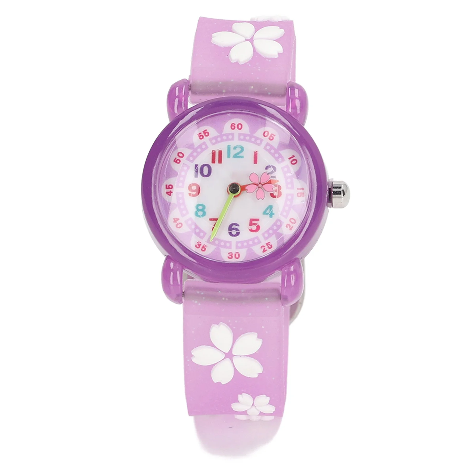 Girls' Wrist Watches 3D Cute Cartoon Waterproof Colorful Educational Girls Watches for Over 3 Years Old