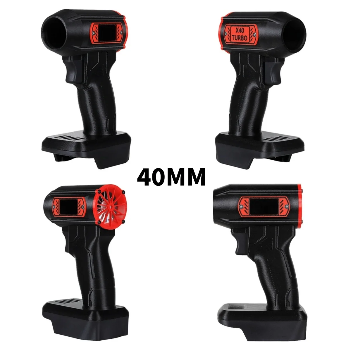 Soplador de aire eléctrico inalámbrico sin escobillas de 70MM/40MM, ventilador de chorro Turbo, soplador de hojas de mano, herramienta de soplado de polvo para Makita/Dewalt/Milwauke