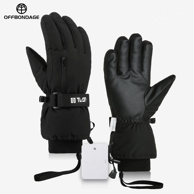 Winter Motorrad Warme Handschuhe Wasserdichte Radfahren Handschuhe Winddicht Touchscreen Outdoor Sport Ski Unisex Voll-finger Handschuhe