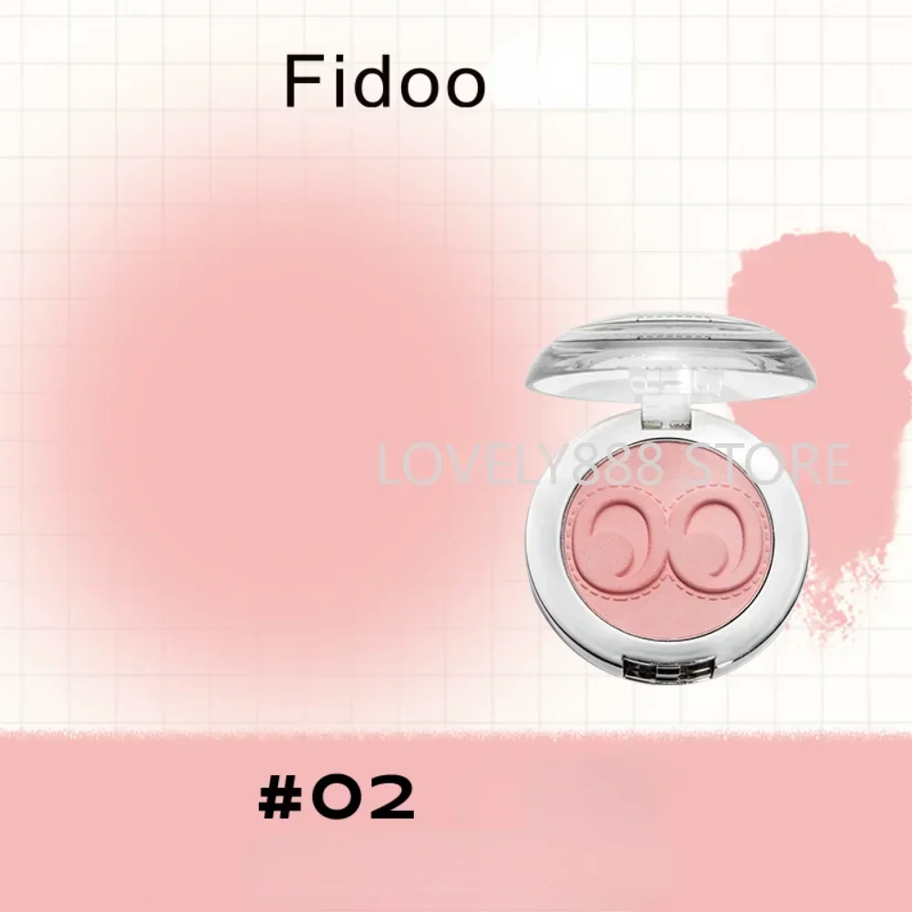 Fidoo Einfarbige Rouge-Schlammpalette, matt, natürlich, nackt, Gesichtsrouge, langlebig, wasserfest, Rouge, Wangentönung, Make-up-Kosmetik