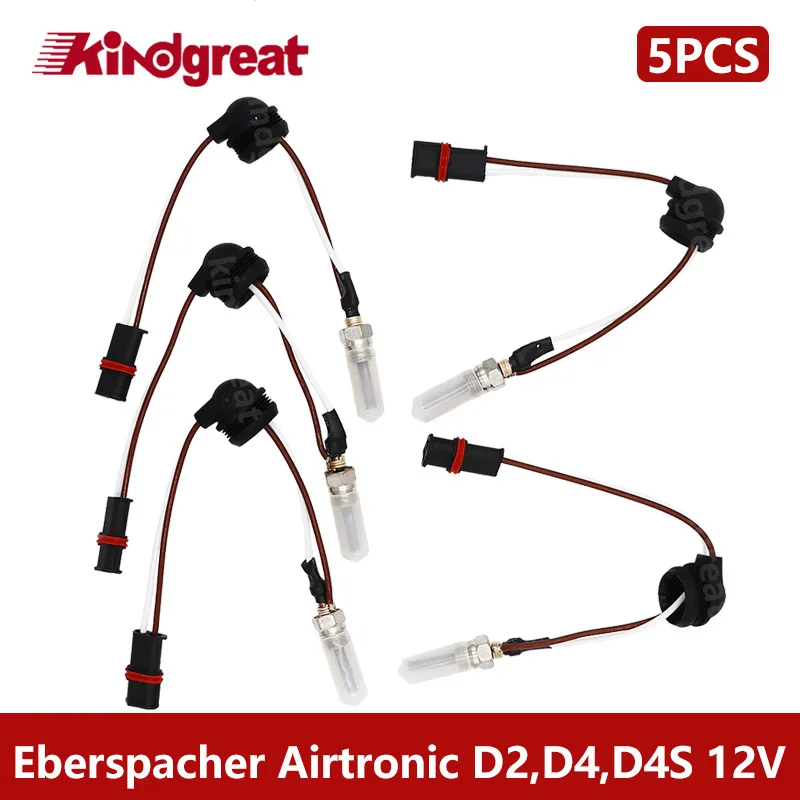 

5PCS Diesel Parking Autonomous Heater Parts 252069011300 Glow Plug For Eberspacher Airtronic D2,D4,D4S 12v