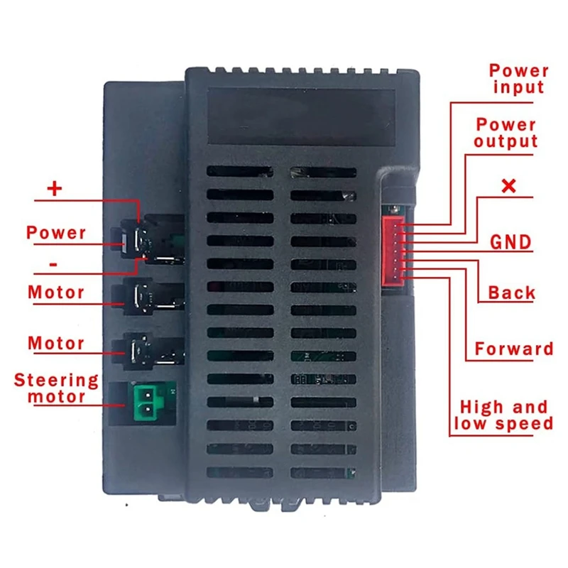 RX74-1 24V 2,4G Bluetooth receptor de Control remoto caja de controlador Kit para niños paseo eléctrico en coche de juguete