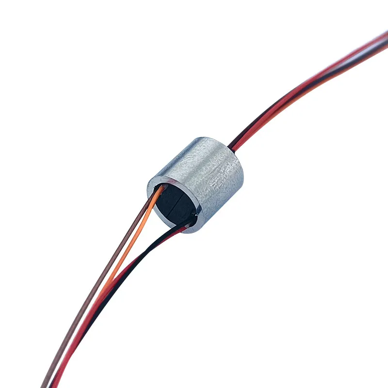 Diameter 7.9mm miniature small size electric Slip Ring 4CH 8CH 1A Rotating Conductive pan tilt Fishing Wheel visual slip ring