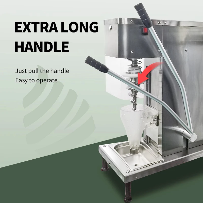 Hand Control Low Price Ice Cream Blender Fresh Yogurt Swirl Drill Gelato Frozen Ice Cream Machine