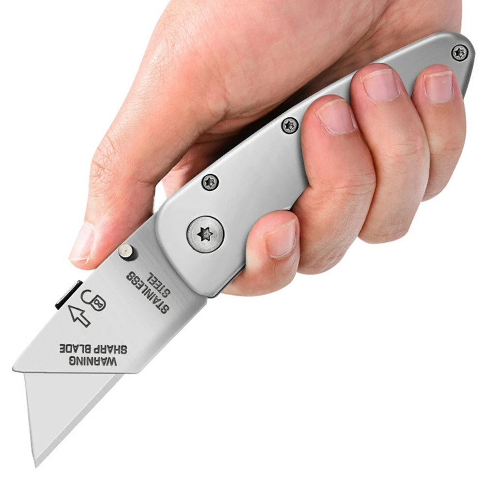 Board Plastic Paper Cutting Tool Stainless Steel Art Cutting DIY Hand Tool Utility Sword Folding-Sword Cut Carpet Sword