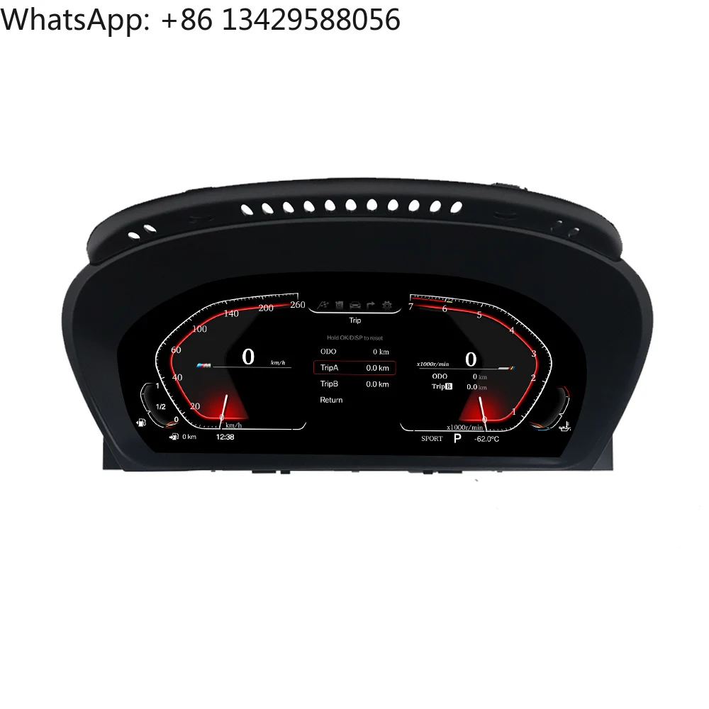 

Digital Cluster Virtual Cockpit for Bmw E60 E61 2003-2009 LCD Instrument Panel Car Multimedia Dashboard Speed Meter Screen