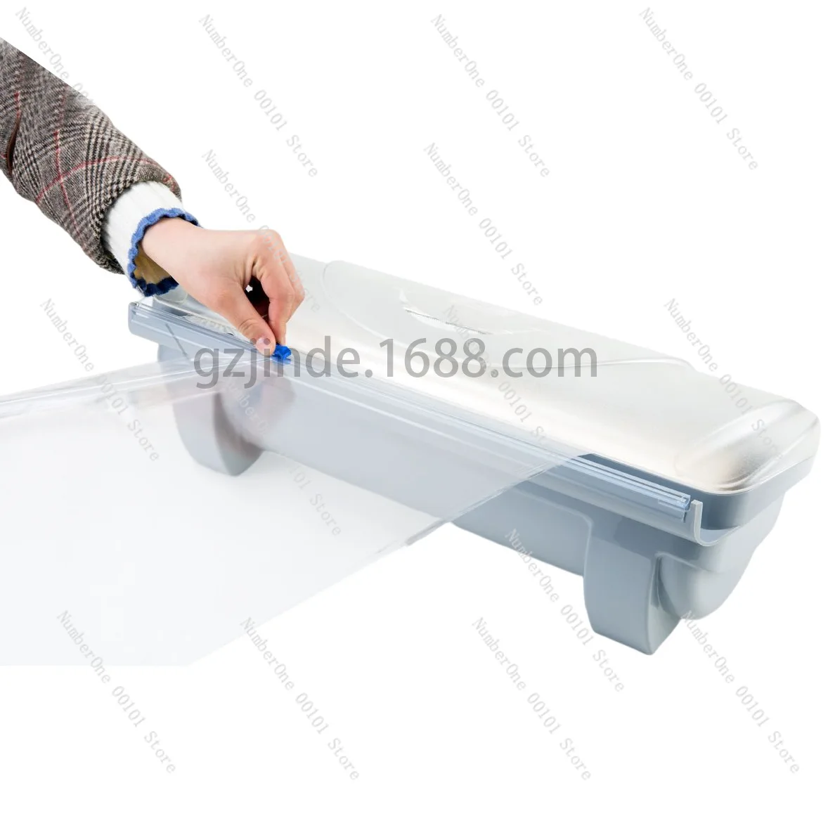 Factory price direct sales plastic wrap cutter tin foil cutter supermarket special fresh-keeping box tin foil cutter jd-pwd
