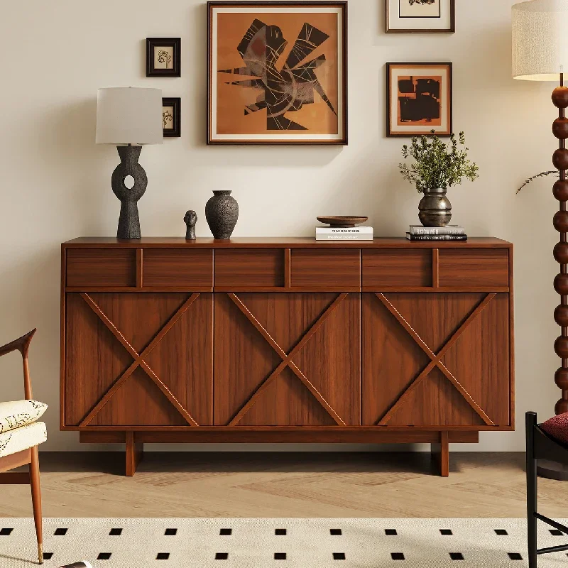 

Средневековый входной шкаф в стиле ретро, бревенчатая спальня, обеденная сторона, французский средневековый шкаф для хранения из цельного дерева