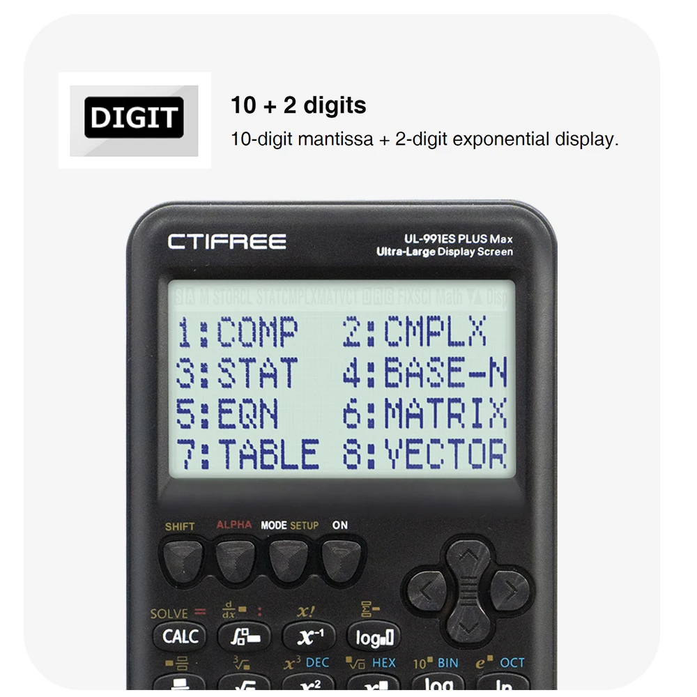 arge screen scientific function calculator -417 multifunctional designed for students' exams, economical packaging, high-end