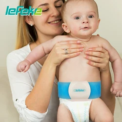 Lefeke Umbilical Hernia Belt Baby Belly Button Band Newborn Belly Wrap Truss Adjustable Navel Belly Band Support Cord