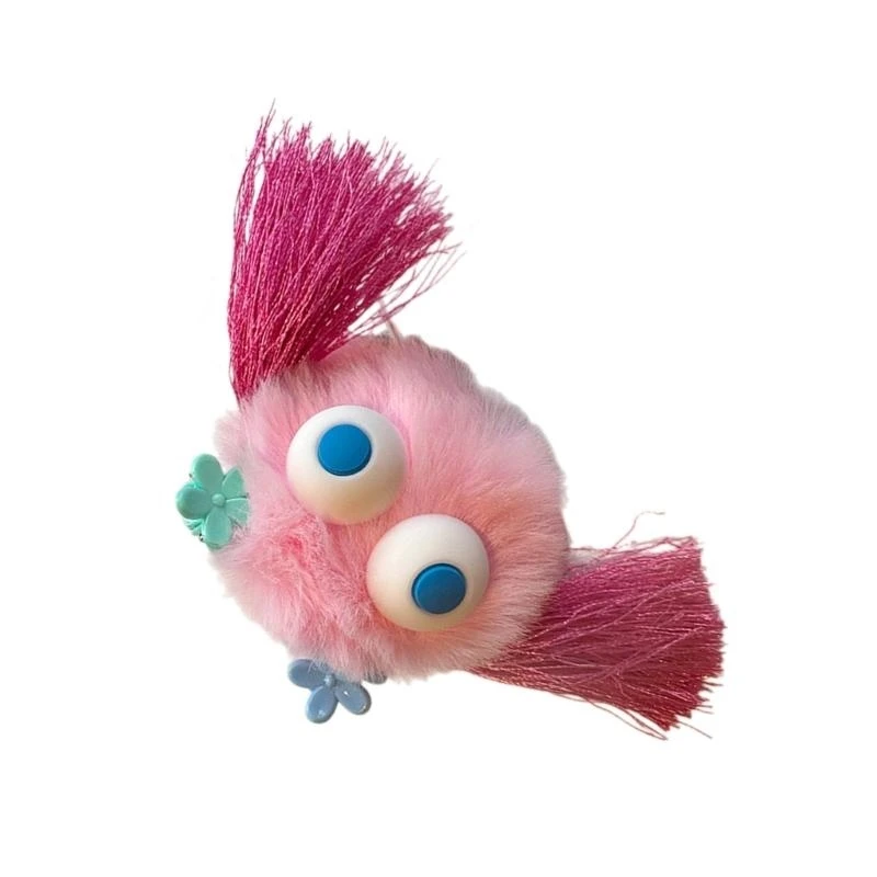 

Заколка для волос с мультяшным углем, ленивая заколка для волос, заколка в виде утконоса, милые заколки с кисточками для женщин,