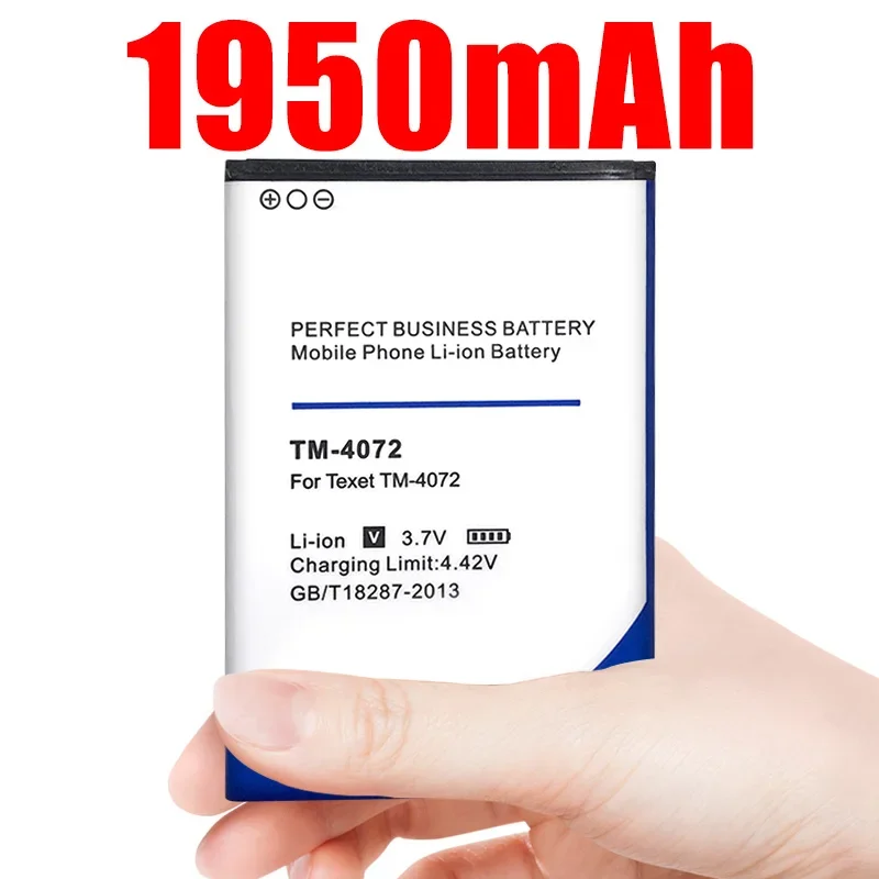 1950mah Tm-4072 Battery for Texet 4072 Tm-4272