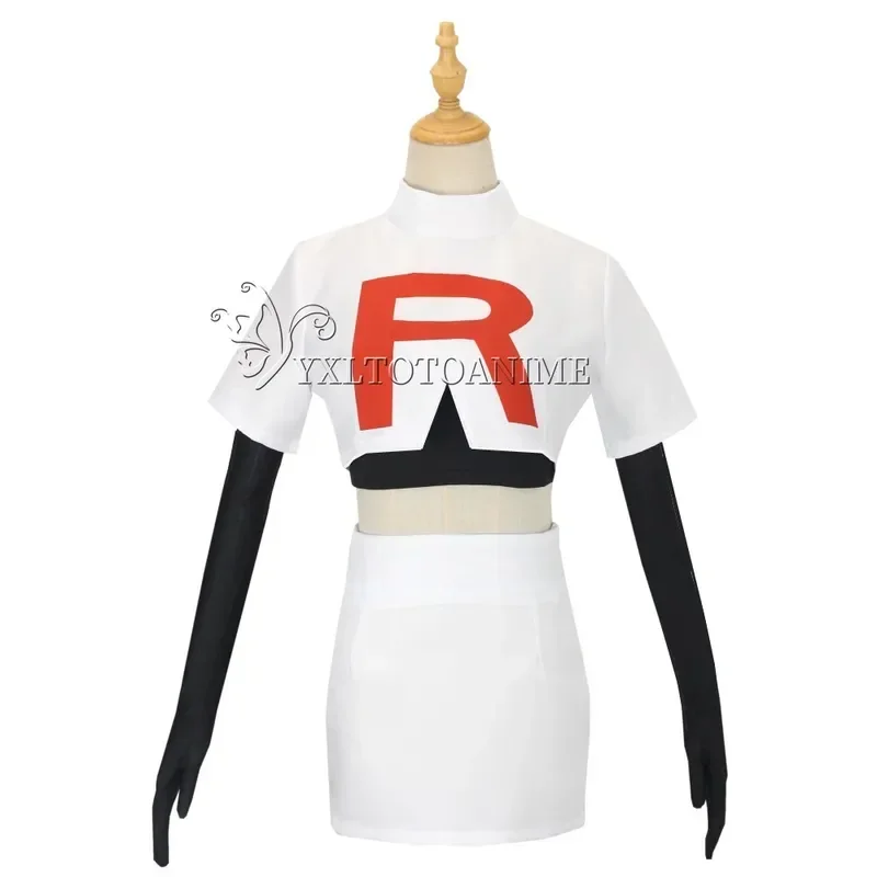 Anime Jessie James Cosplay Costume Team Rocket Jessie Musashi James Kojirou Halloween Cosplay Costume Full Set Women Men