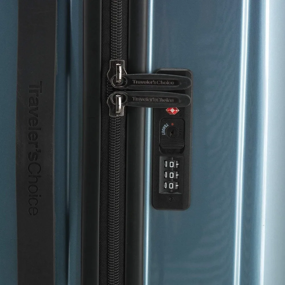 Ultimax 30" Hardside Spinner Trunk Luggage,Expandable, Teal