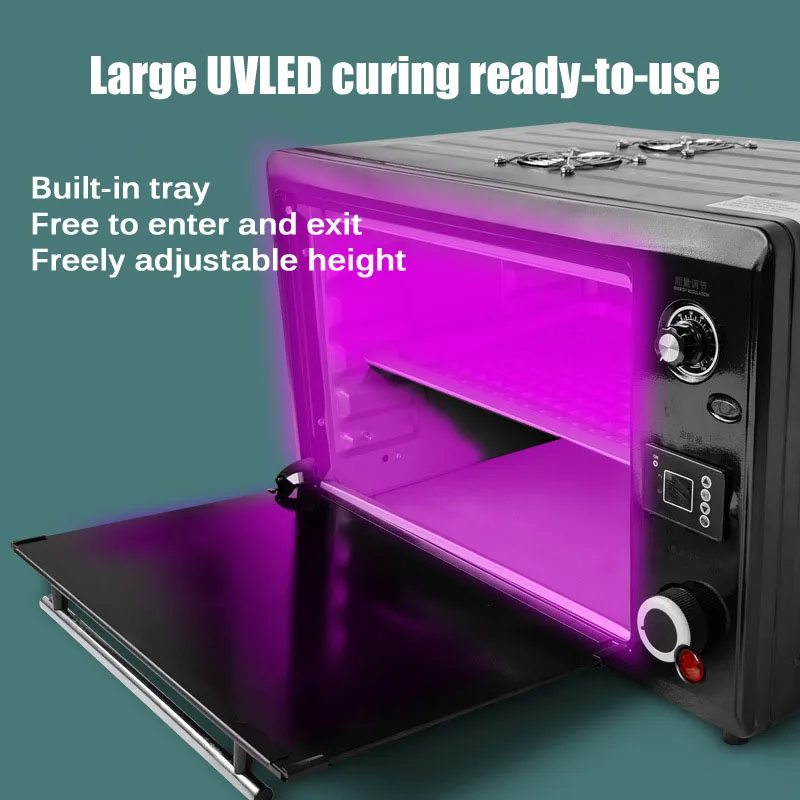 NEARCAM large size UV oven UV curing box to yellow oxidation 3D printing UV glue curved screen mobile phone repair OCA UV oven