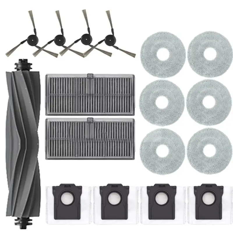 ABSJ-For Dreame X40 Ultra / L40 Ultra/MOVA P50 Pro Ultra Main Side Brush Filter For Greater Durability