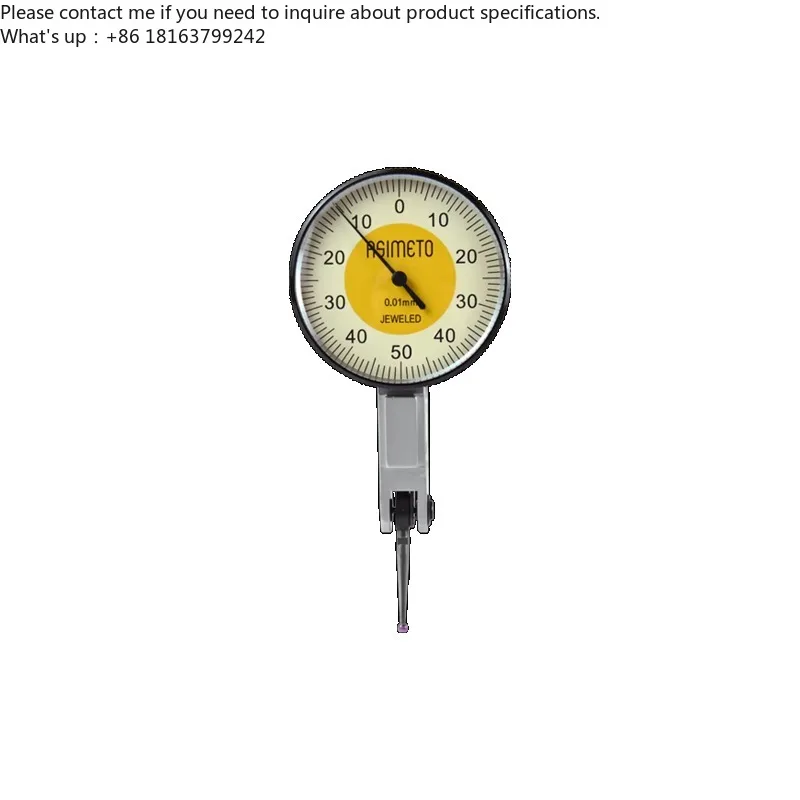 

0.8mm 0.01 Graduation Ruby Contact Point Dial Test Indicator Full Set or Base Set Precision Testing Dial Indicator