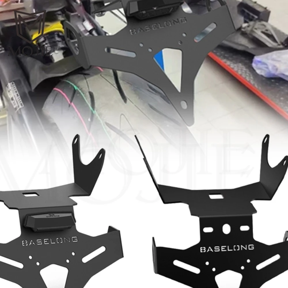 

CB CBR 650R 2019-2025 2026 Motorcycle License Number Plate Frame Holder Bracket For Honda CB650R CBR650R Tidy Fender Eliminator