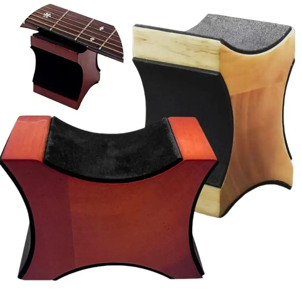 

Support Pillow Guitar Wooden Neck Bracket Mahogany Material Multi-function Guitar Neck Rest Vertical Professional