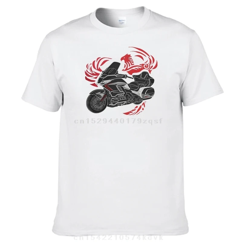 Goldwing Legend moto uomo TShirt H-Hondda girocollo Top T-Shirt in tessuto divertente Idea regalo di alta qualità