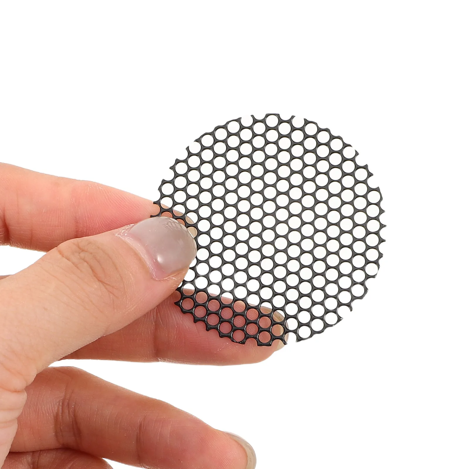 2Pcs Hair Dryer Rear Cover Black Protective Mesh Screen End Cap Nylon Blow Dryer Grille Replacement Back Casing Dust Filter