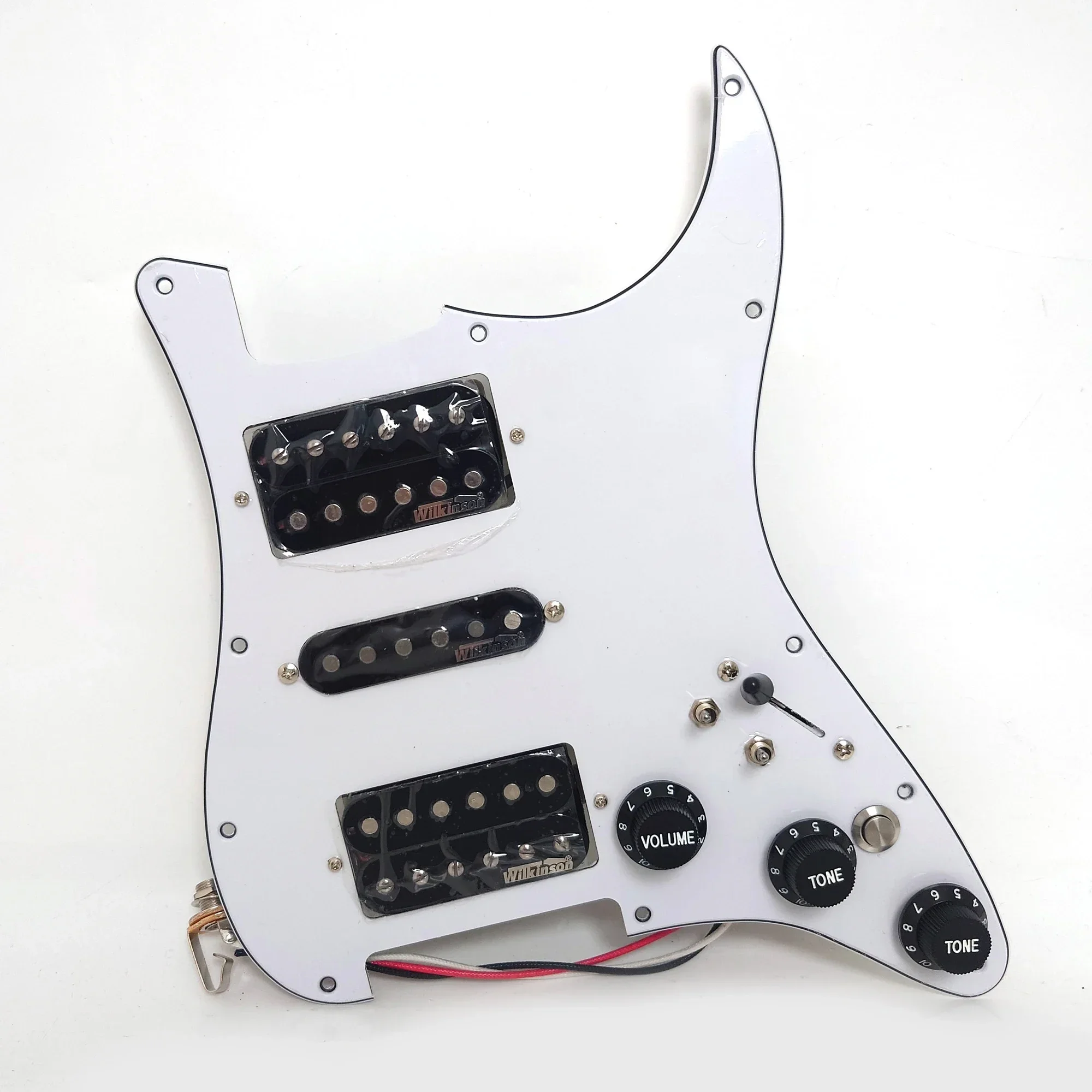 

Guitar Prewired Loaded Pickguard Set with Kill Switch Coil Splitting Alnico 5 Humbucker Pickups Set for ST 11 Hole Guitar