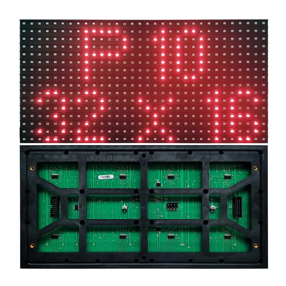 SMD P10 single Red color LED module led panels,LED matrix 32x16, indoor LED display module,LED advertising sign 320mm*160mm