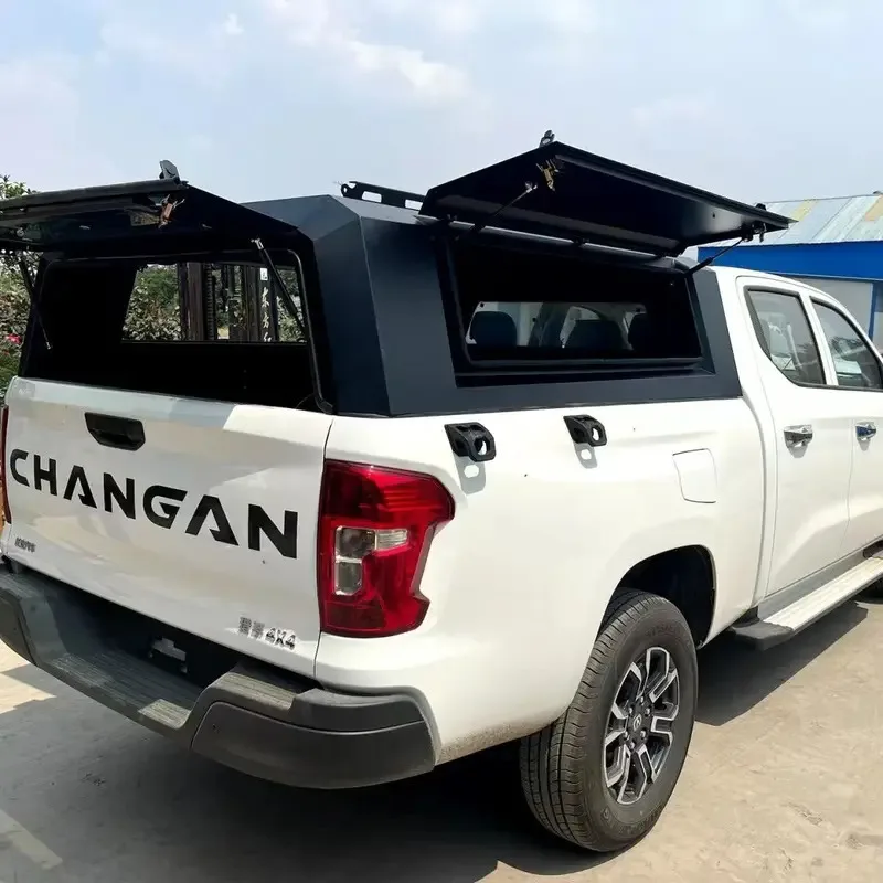 고품질 알루미늄 합금 트럭 덮개 (창안/카이청/란투오저 트럭용) 방수 트럭 루프 캐노피 접이식