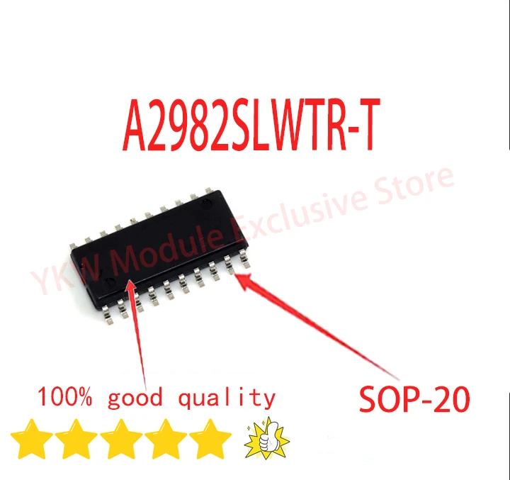 5 PCS A2982SLWTR-T SOP-20 A2982SLWT A2982SLW A2982 8-Channel Source Drivers Chip IC
