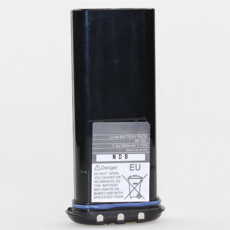 7.4V 950mAh  BP-252  Replacement Li-ion Battery for ICOM IC-M32 M33 M34 M35 M31 M36 M90 GM1600 GM1600E Walkie Talkie Battery