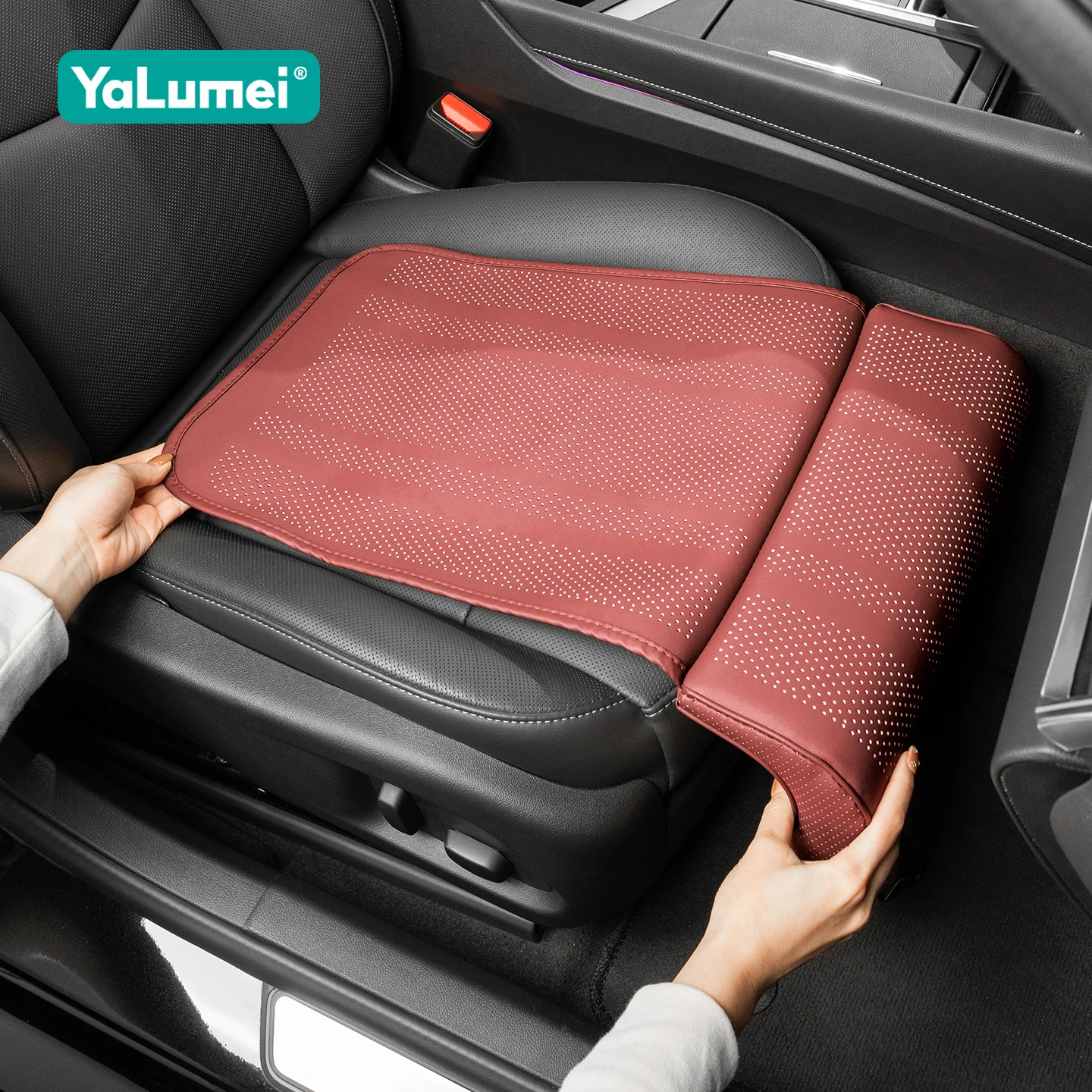 

For Audi A4 B9 S4 A5 S5 Q5 8R SQ5 Leather Car Seat Extender Leg Support Cushion Knee Protection Memory Foam Pads Accessories