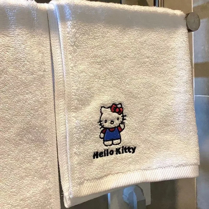 Hello Kitty Towels Absorb Water Quickly Do Not Shed Hair Wash Face Shower Size Towels Cute Girlfriends Couples Women Accessories