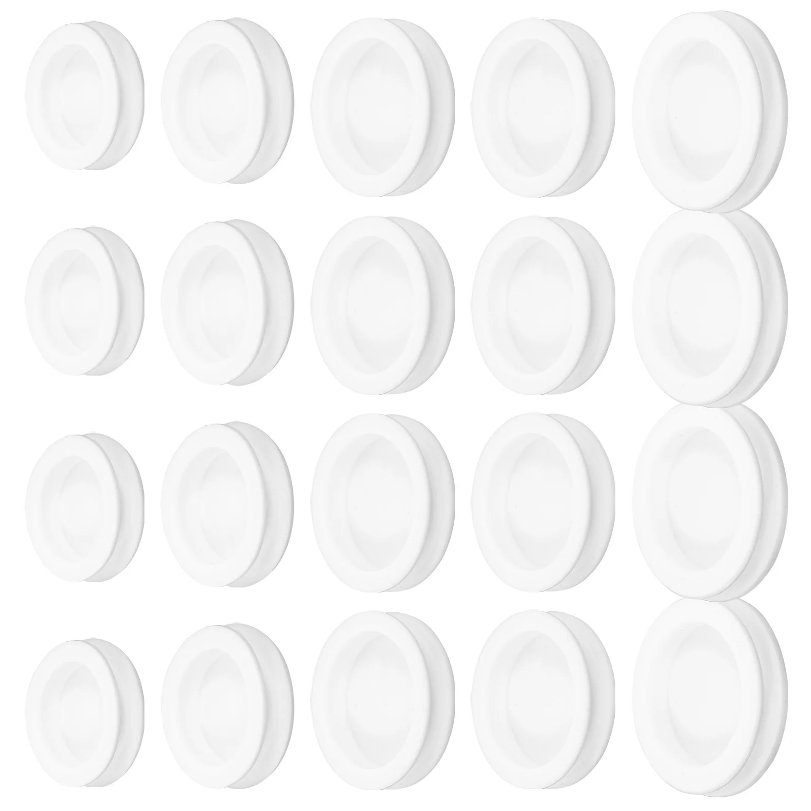 

20pcs Piggy Bank Silicone Plug Cash Can Lid Accessories Money Saving Container Stopper Bottom Cover Storage Jars Sealing Plugs