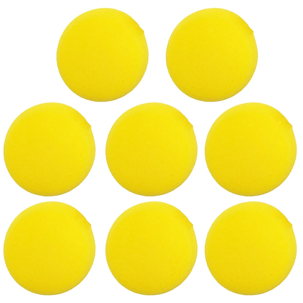

8Pcs Painting Tools Sponge Brush Set Stippler Yellow Durable Premium Material Art Graffiti Imagination Sponge Paint Brush