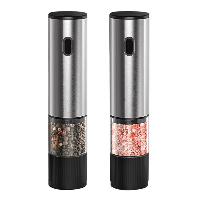 Electric Salt and Pepper Grinder Automatic Rechargeable Pepper Mill Shakers Adjustable Coarseness Kitchen Appliances