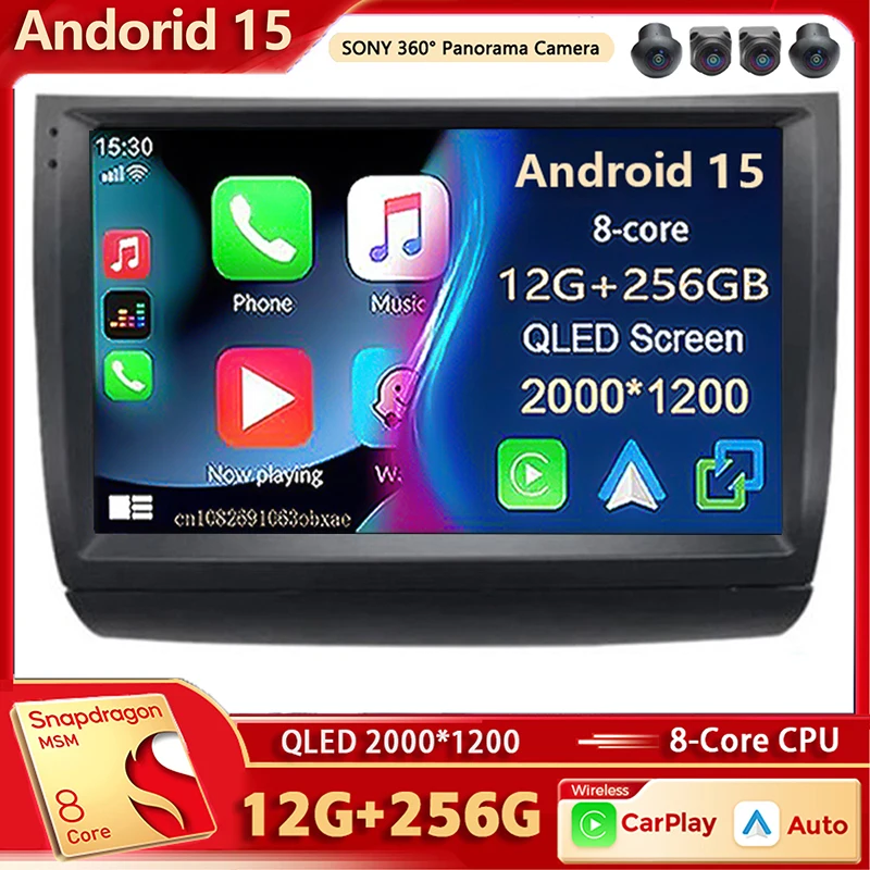 Android 15 Car Radio Multimedia Player For Toyota Prius 20 2002 - 2009 Auto Carplay Car Stereo DSP wifi+4G Ai voice 2 Din BT Gps