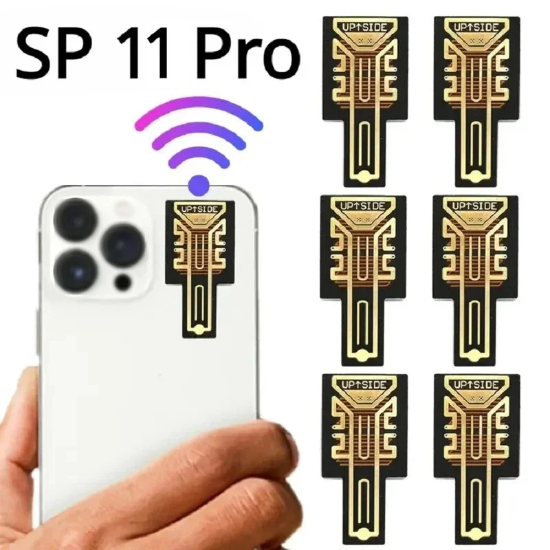 10-1pcs SP11 Pro Smartphone Signal Booster Stickers Amplifier Portable Universal Cell Phone Antenna Amplifier Video Call Gaming