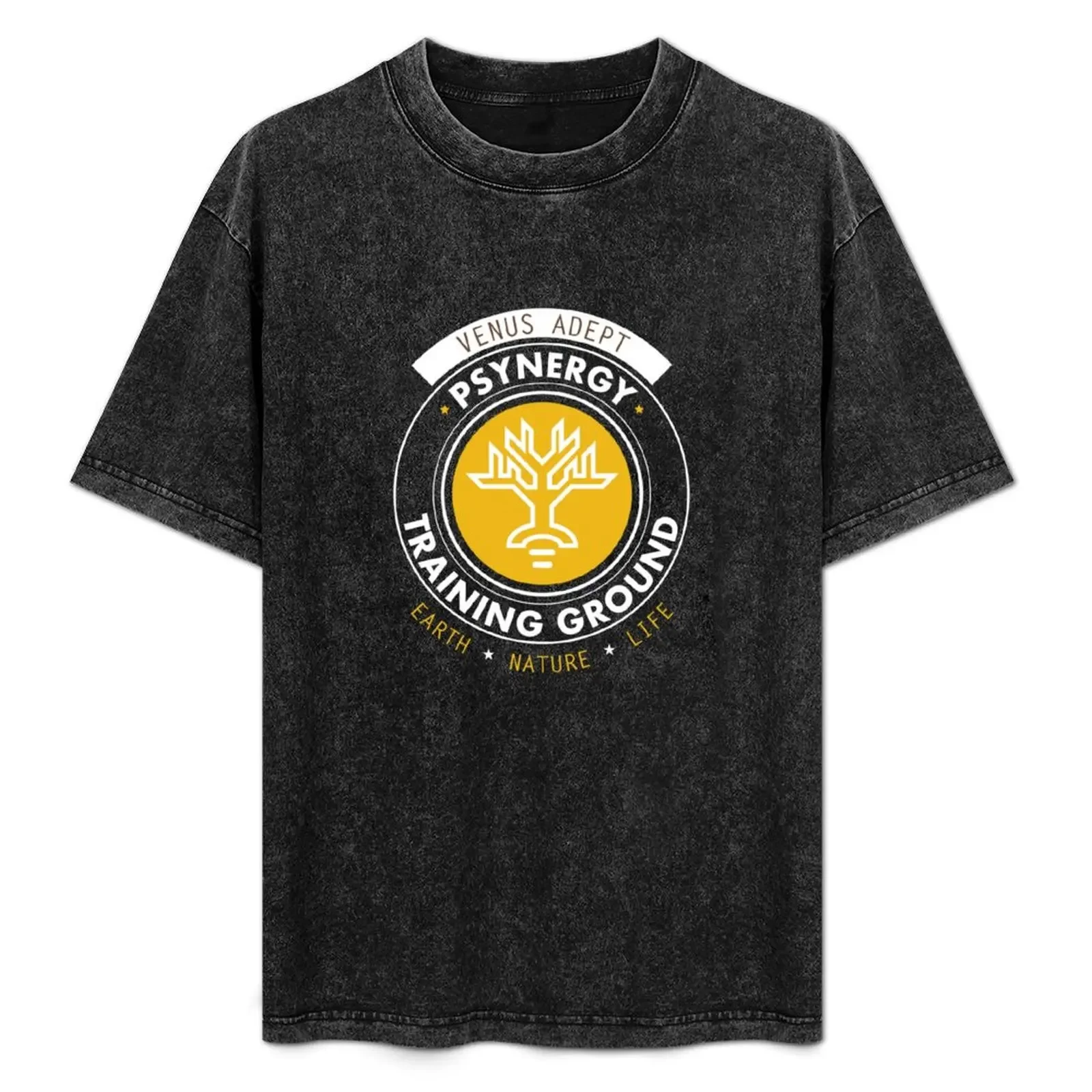 

Venus Adept Golden Sun T-Shirt Modern Print Casual T-Shirt