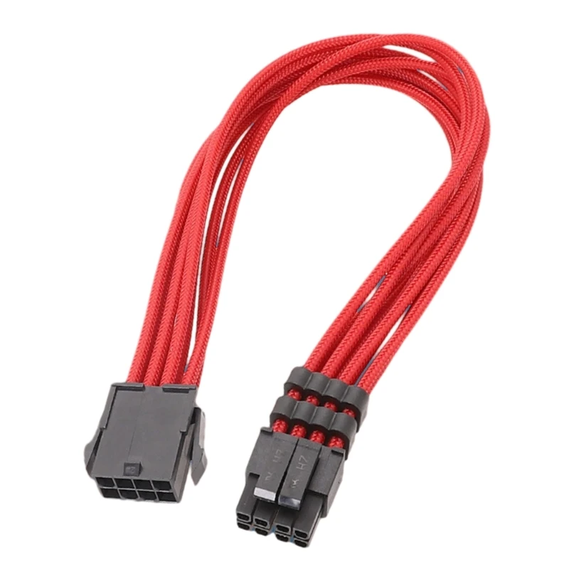8Pin Computer Mainboard Extension Cable Braided Cable CPU 8Pin To 8Pin 4+4Pin Tool