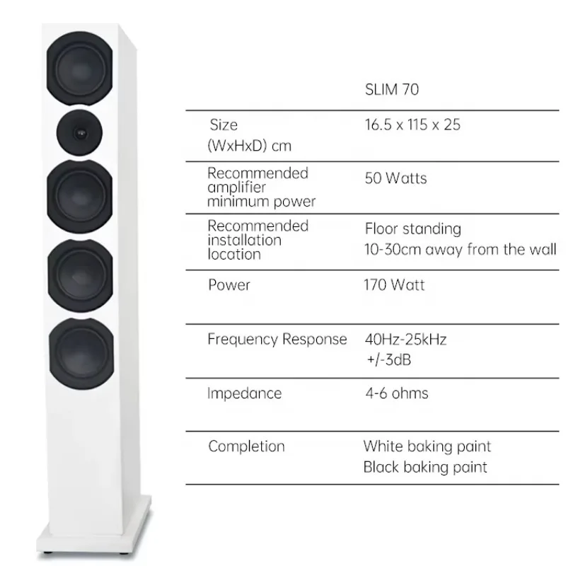 

DEKEN Family Music Party 5.1 Channel Home Theater System with Powered Subwoofer and Floor Standing Speakers for Living Room