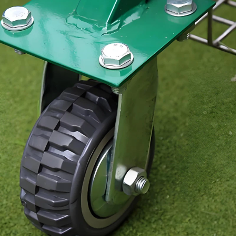 Efunist Green 13 Lane كرة جولف المنتقى بالدفع اليدوي جامع يدوي لنطاق القيادة سعة 600 كرة متينة فعالة